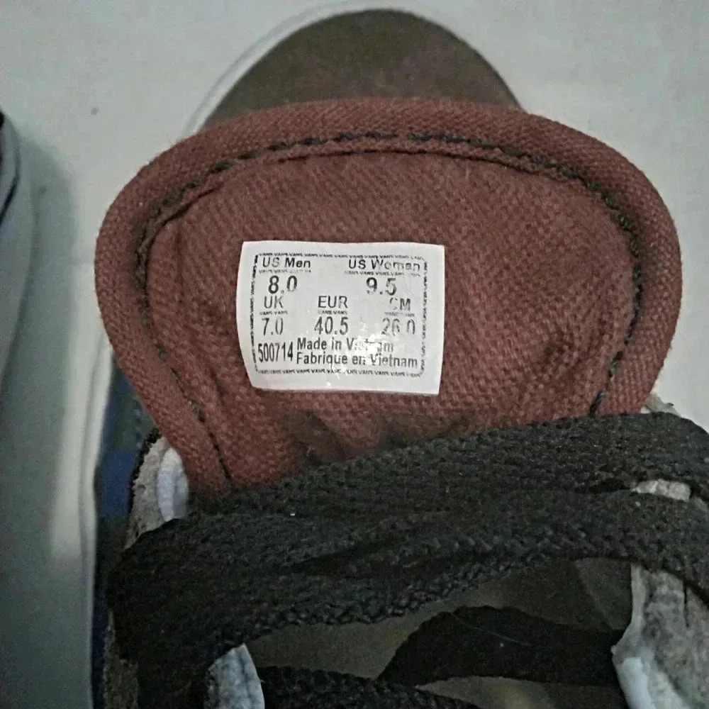 Vans Vintage Old Skool Check Sneakers - Picture 6 of 6